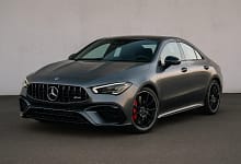 2025 Mercedes-AMG CLA-Class on city street