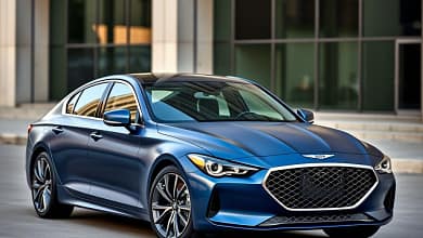 Genesis G70 2025 with sporty design